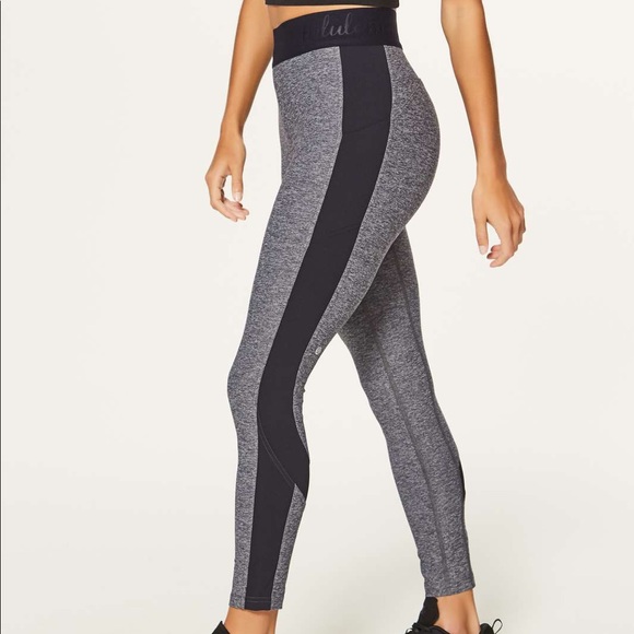 Lulu Grey and Black Run Tight